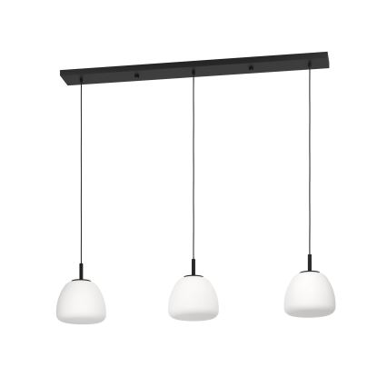 Eglo - Pakabinamas sietynas 3xE27/40W/230V juoda