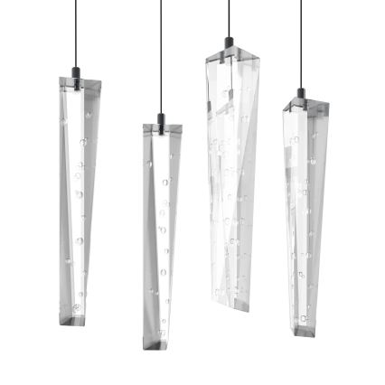 Eglo - LED Reguliuojamas pakabinamas sietynas 8xLED/4,2W/230V 3000K permatoma