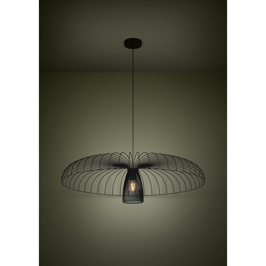 Eglo - Pakabinamas sietynas 1xE27/60W/230V diametras 98,5 cm juoda