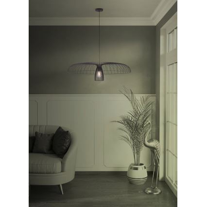 Eglo - Pakabinamas sietynas 1xE27/60W/230V diametras 98,5 cm juoda