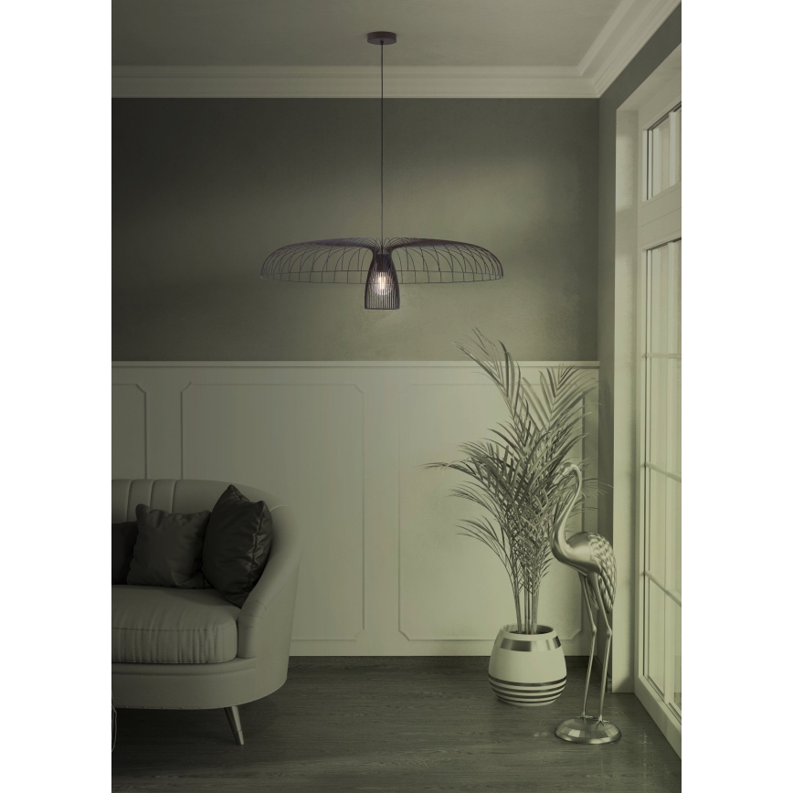Eglo - Pakabinamas sietynas 1xE27/60W/230V diametras 98,5 cm juoda