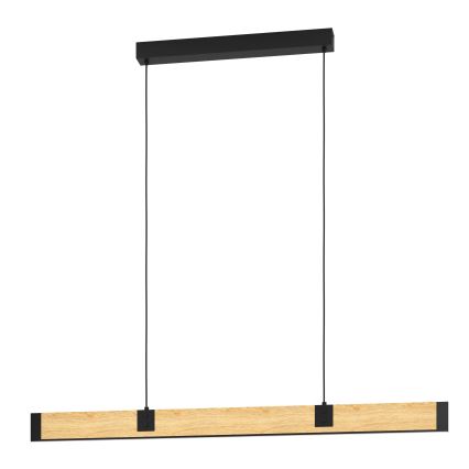 Eglo - LED Reguliuojamas pakabinamas sietynas LED/28,8W/230V 3000K juoda/ruda