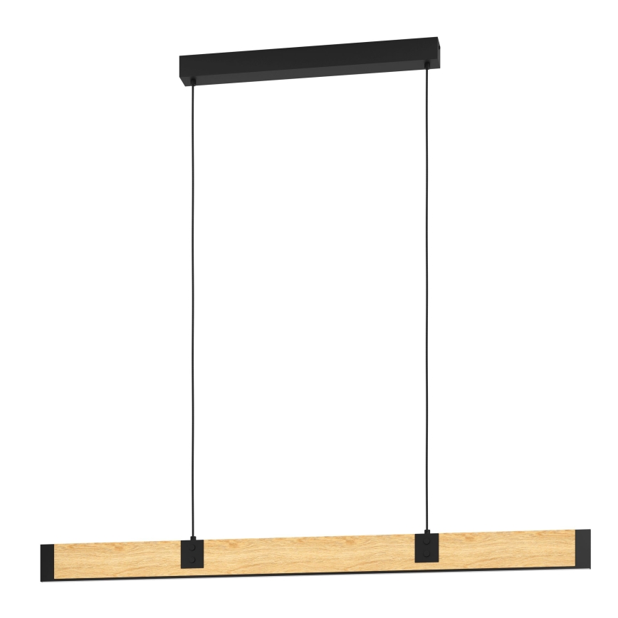Eglo - LED Reguliuojamas pakabinamas sietynas LED/28,8W/230V 3000K juoda/ruda