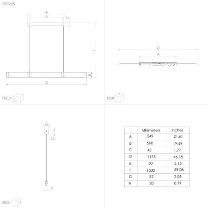Eglo - LED Reguliuojamas pakabinamas sietynas LED/28,8W/230V 3000K juoda/ruda