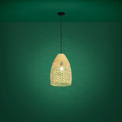 Eglo - Pakabinamas sietynas 1xE27/40W/230V diametras 35 cm bambukas
