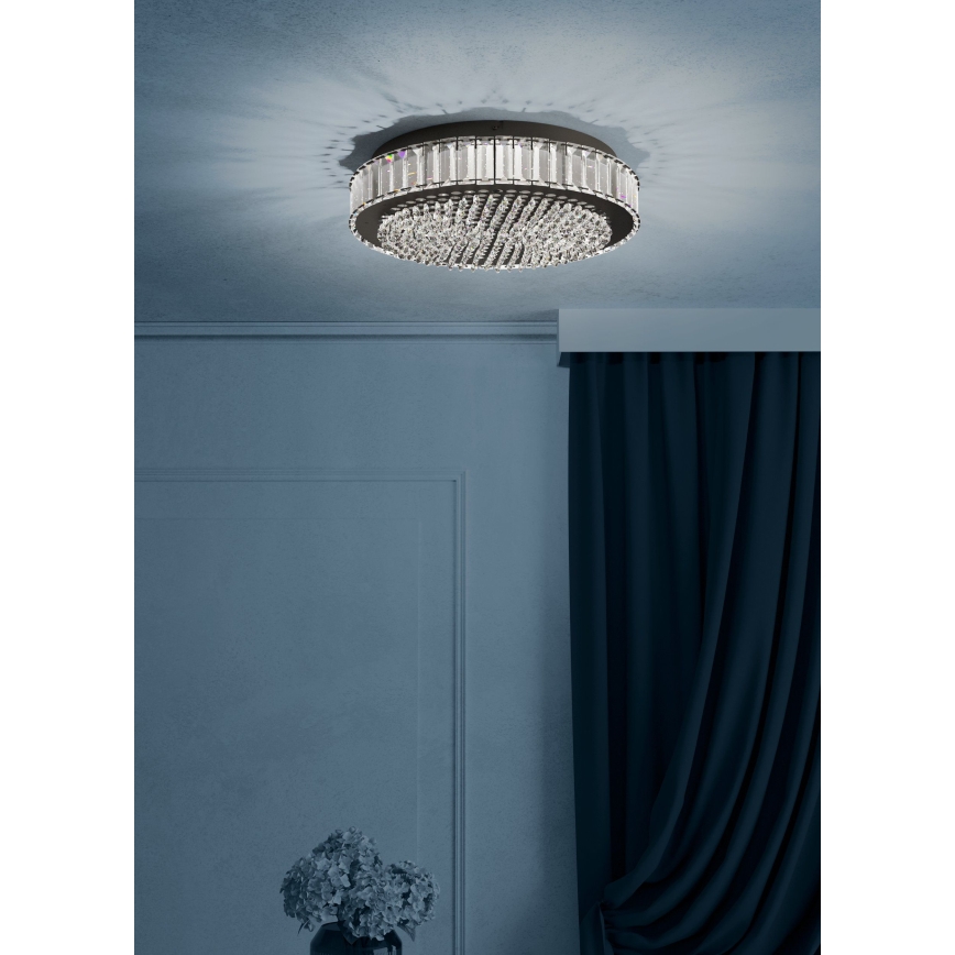 Eglo - LED Pritemdomas lubinis šviestuvas LED/23,5W/230V 4000K juoda