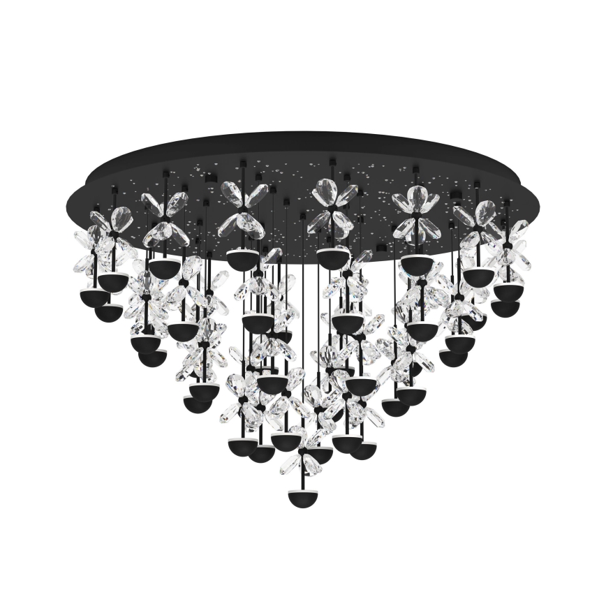 Eglo - LED Pritemdomas lubinis šviestuvas LED/77,4W/230V 3000K juoda