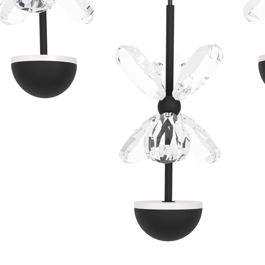 Eglo - LED Pritemdomas lubinis šviestuvas LED/77,4W/230V 3000K juoda