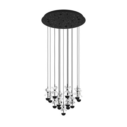 Eglo - LED Reguliuojamas pakabinamas sietynas LED/27W/230V 3000K juoda