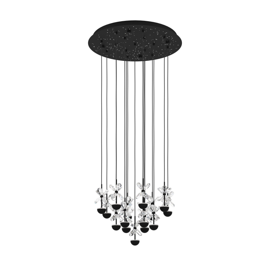 Eglo - LED Reguliuojamas pakabinamas sietynas LED/27W/230V 3000K juoda