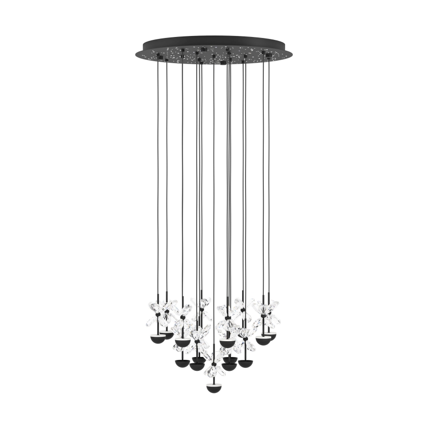 Eglo - LED Reguliuojamas pakabinamas sietynas LED/27W/230V 3000K juoda