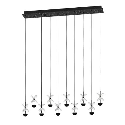 Eglo - LED Reguliuojamas pakabinamas sietynas LED/23W/230V 3000K juoda