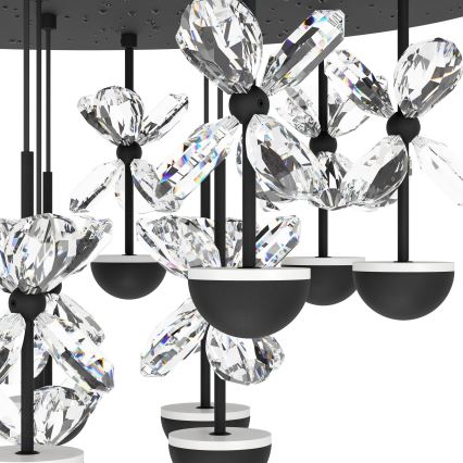 Eglo - LED Reguliuojamas pakabinamas sietynas LED/23W/230V 3000K juoda