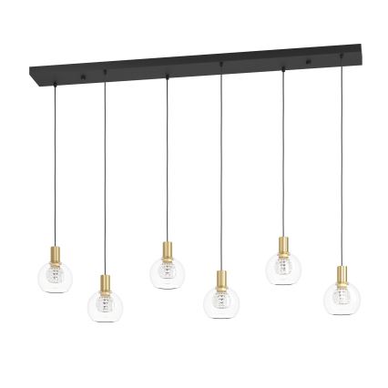 Eglo - LED Reguliuojamas pakabinamas sietynas 6xLED/5,4W/230V 3000K auksas