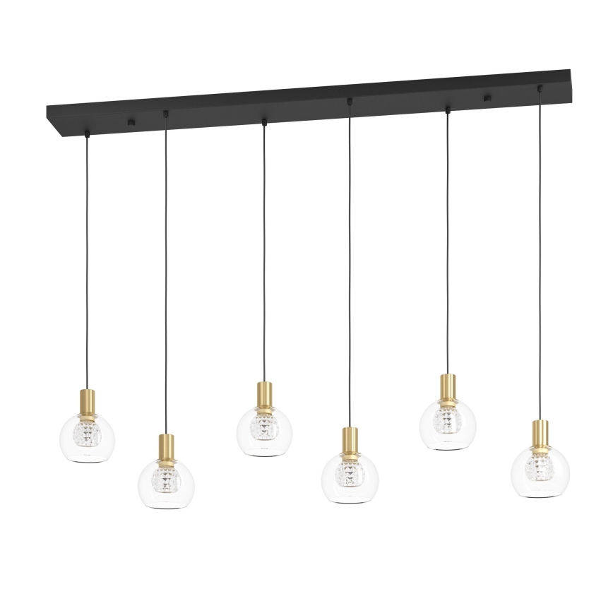 Eglo - LED Reguliuojamas pakabinamas sietynas 6xLED/5,4W/230V 3000K auksas