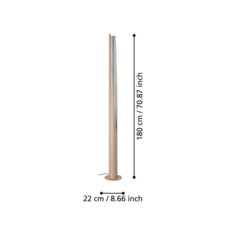 Eglo - LED toršeras 1xGU10/5,7W/230V smėlio spalva