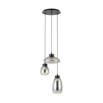 Eglo - LED Reguliuojamas pakabinamas sietynas 3xLED/5,4W/230V 2700K dūminis