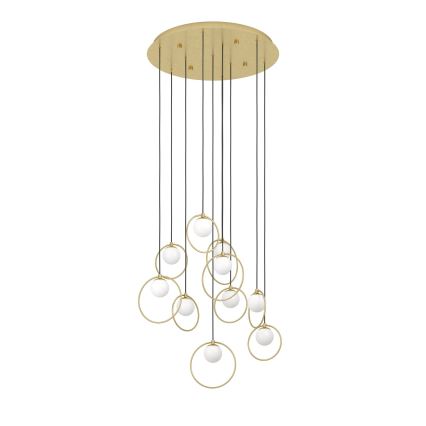 Eglo - LED Reguliuojamas pakabinamas sietynas 10xLED/3W/230V 3000K diametras 58 cm auksas