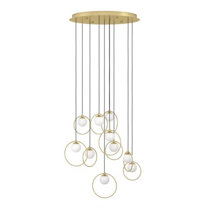 Eglo - LED Reguliuojamas pakabinamas sietynas 10xLED/3W/230V 3000K diametras 58 cm auksas