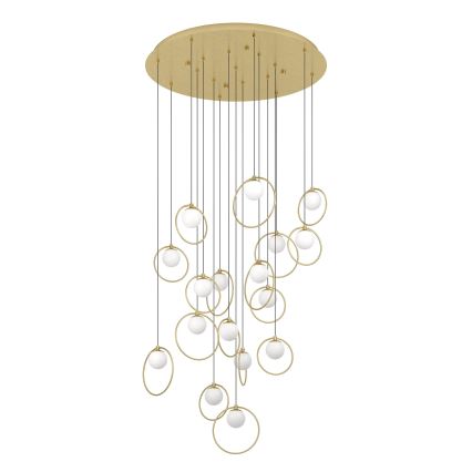 Eglo - LED Reguliuojamas pakabinamas sietynas 17xLED/3W/230V 3000K diametras 78 cm auksas