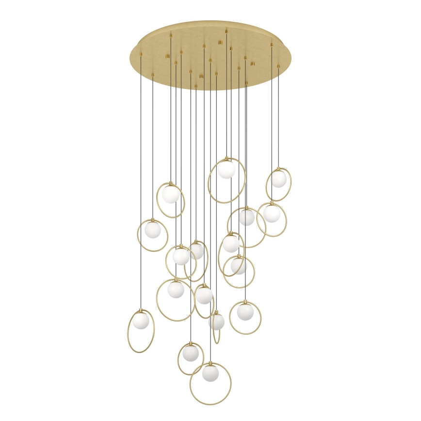 Eglo - LED Reguliuojamas pakabinamas sietynas 17xLED/3W/230V 3000K diametras 78 cm auksas