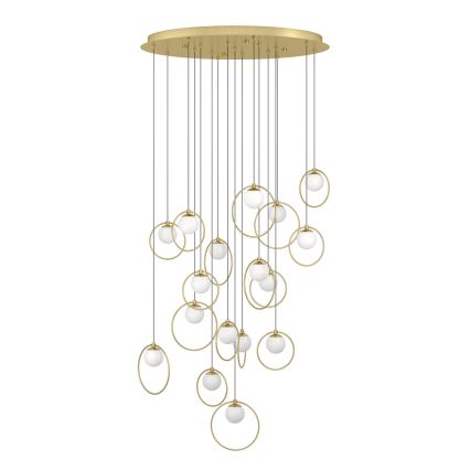 Eglo - LED Reguliuojamas pakabinamas sietynas 17xLED/3W/230V 3000K diametras 78 cm auksas