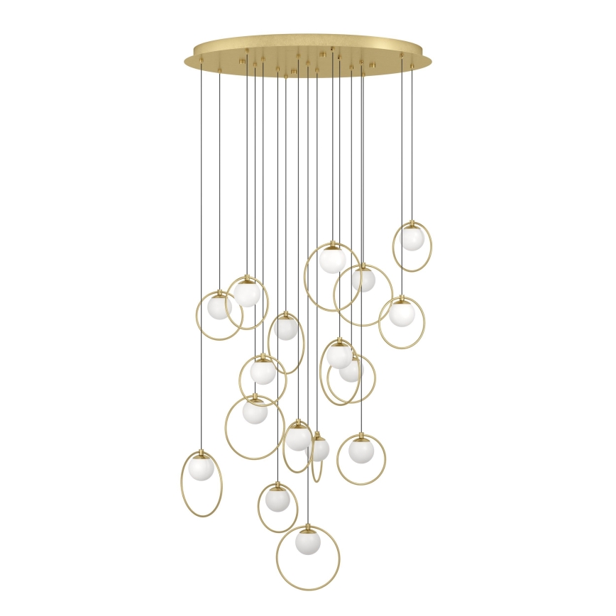 Eglo - LED Reguliuojamas pakabinamas sietynas 17xLED/3W/230V 3000K diametras 78 cm auksas