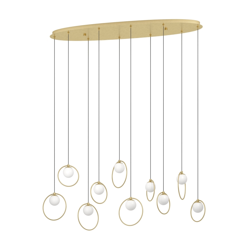 Eglo - LED Reguliuojamas pakabinamas sietynas 10xLED/3W/230V 3000K auksas