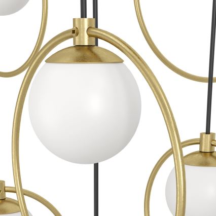 Eglo - LED Reguliuojamas pakabinamas sietynas 17xLED/3W/230V 3000K auksas