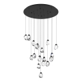 Eglo 390357 - LED Reguliuojamas pakabinamas sietynas SINDICAT 17xLED/3W/230V juoda/permatoma
