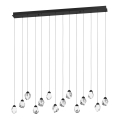 Eglo 390358 - LED Reguliuojamas pakabinamas sietynas SINDICAT 14xLED/3W/230V juoda/permatoma