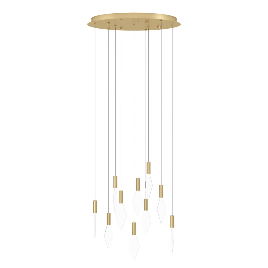 Eglo - LED Reguliuojamas pakabinamas sietynas 10xLED/3W/230V 3000K diametras 58 cm auksas