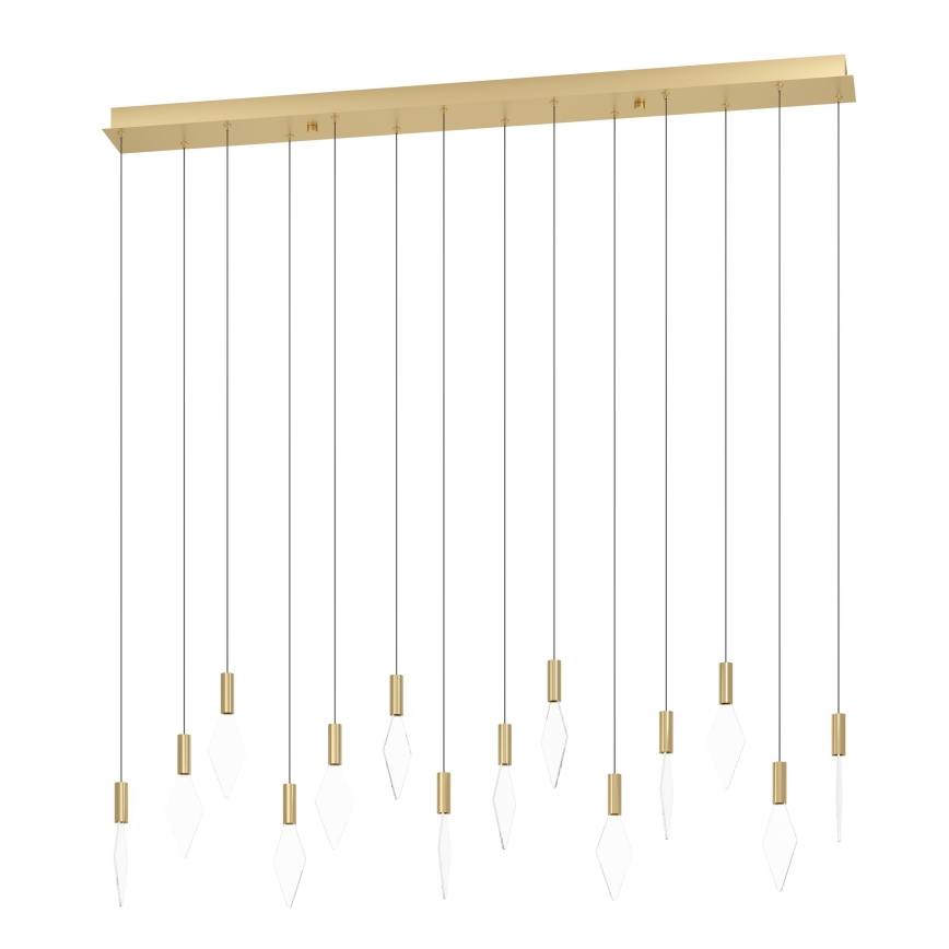 Eglo - LED Reguliuojamas pakabinamas sietynas 14xLED/3,3W/230V 3000K auksas