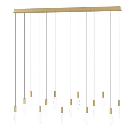 Eglo - LED Reguliuojamas pakabinamas sietynas 14xLED/3,3W/230V 3000K auksas