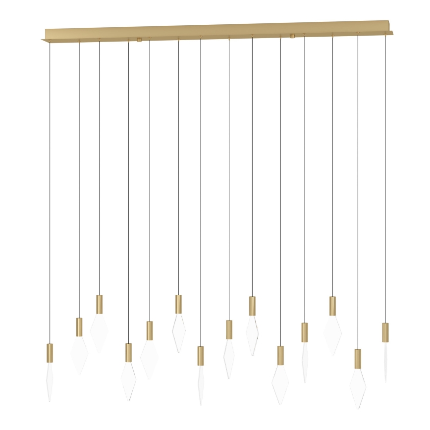Eglo - LED Reguliuojamas pakabinamas sietynas 14xLED/3,3W/230V 3000K auksas