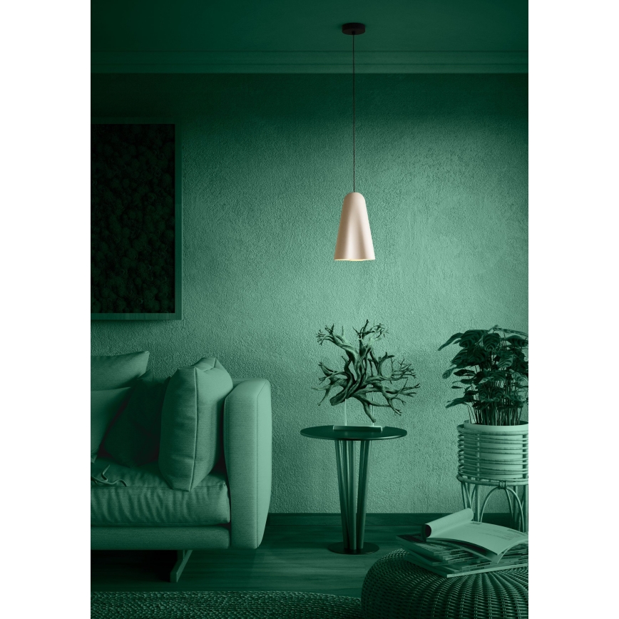 Eglo - Pakabinamas sietynas 1xE27/40W/230V smėlio spalva