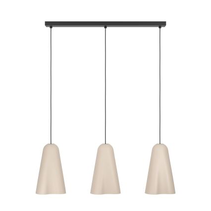 Eglo - Pakabinamas sietynas 3xE27/40W/230V smėlio spalva