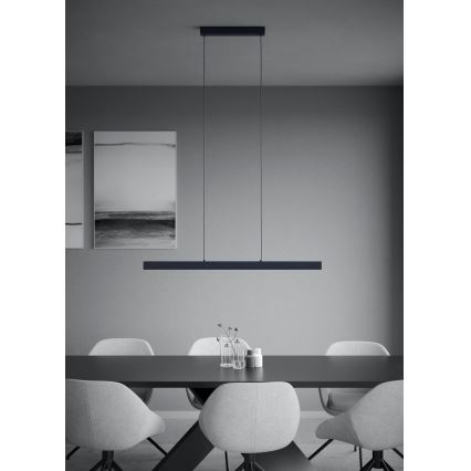 Eglo - LED Reguliuojamas pakabinamas sietynas LED/20W/230V 3000K juoda