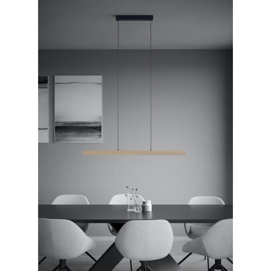 Eglo - LED Reguliuojamas pakabinamas sietynas LED/21W/230V 3000K ruda