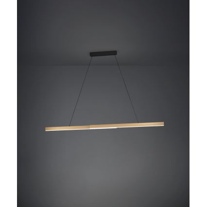 Eglo - LED Reguliuojamas pakabinamas sietynas LED/21W/230V 3000K ruda