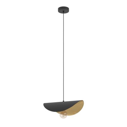Eglo - Pakabinamas sietynas 1xE27/40W/230V 41 cm juoda/auksas