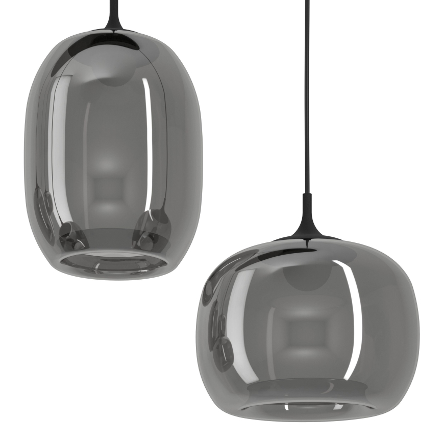 Eglo - LED Reguliuojamas pakabinamas sietynas 6xLED/3,7W/230V 2700-6500K dūminis + nuotolinio valdymo pultas