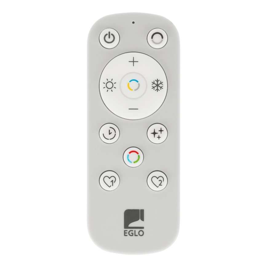 Eglo - LED Reguliuojamas pakabinamas sietynas 6xLED/3,7W/230V 2700-6500K dūminis + nuotolinio valdymo pultas