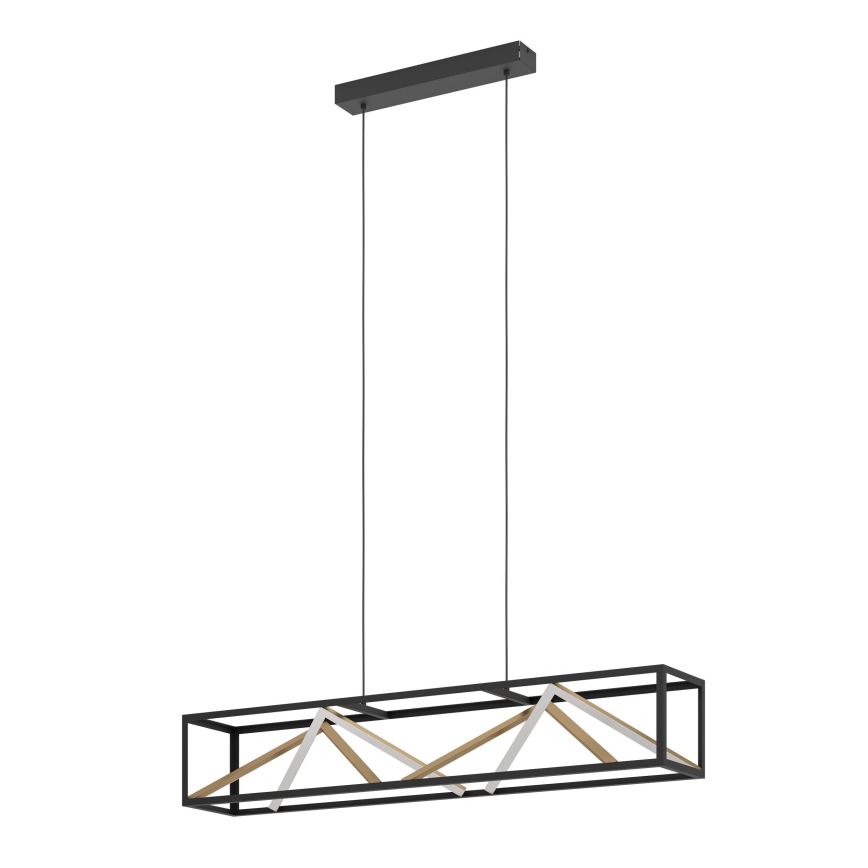 Eglo - LED Reguliuojamas pakabinamas sietynas LED/46W/230V 2700-6500K juoda/auksas + nuotolinio valdymo pultas