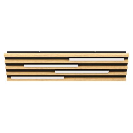 Eglo - LED Pritemdomas lubinis šviestuvas 4xLED/9W/230V 3000K 22x78 cm ruda
