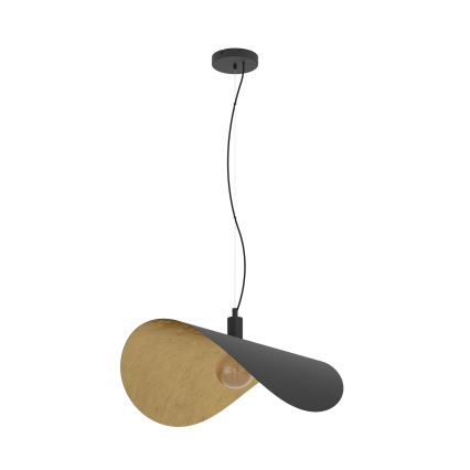 Eglo - Pakabinamas sietynas 1xE27/40W/230V 80 cm juoda/auksas
