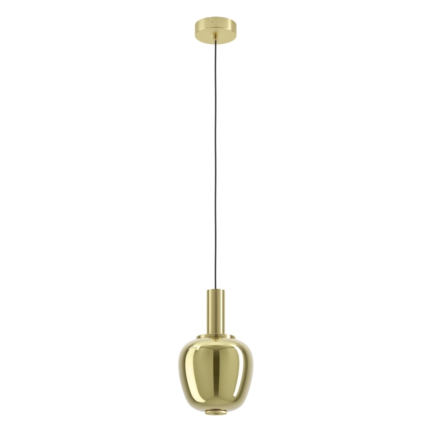 Eglo - LED reguliuojamas pakabinamas šviestuvas ant laido LED/5,5W/230V + LED/1,6W 2200-6500K skersmuo 21 cm auksinis