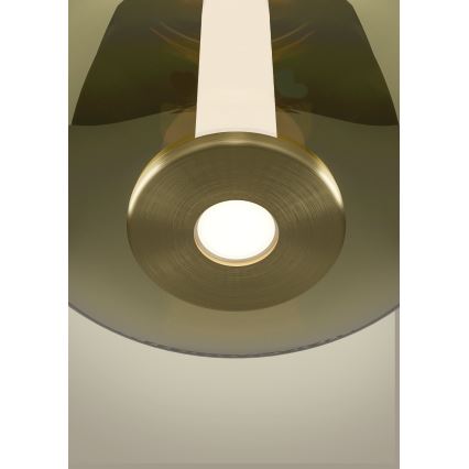 Eglo - LED reguliuojamas pakabinamas šviestuvas ant laido LED/5,5W/230V + LED/1,6W 2200-6500K skersmuo 21 cm auksinis