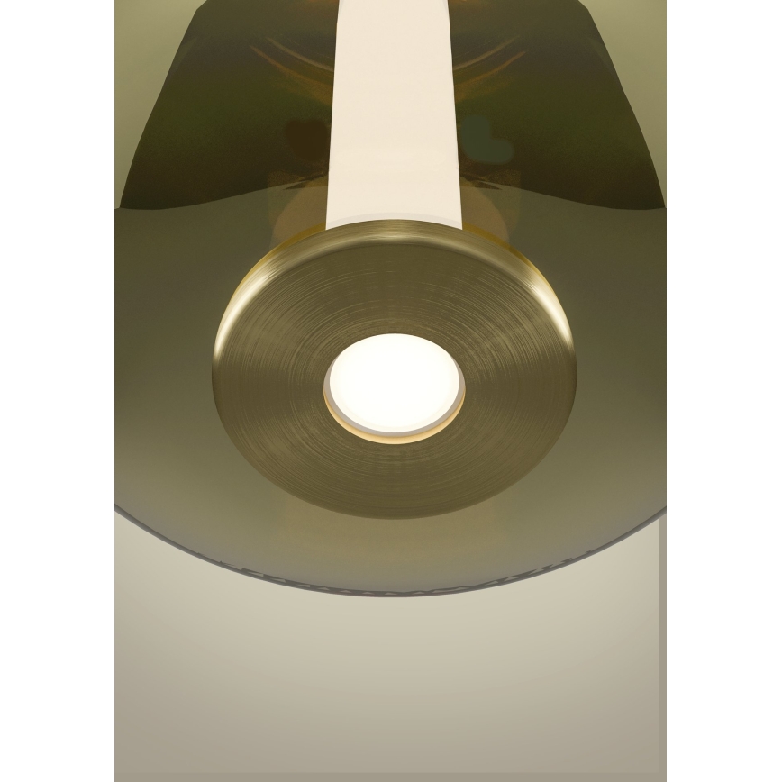 Eglo - LED reguliuojamas pakabinamas šviestuvas ant laido LED/5,5W/230V + LED/1,6W 2200-6500K skersmuo 21 cm auksinis