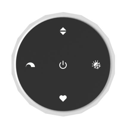 Eglo - LED dimeriuojamas pakabinamas šviestuvas ant laido 5xLED/5,8W/230V 2200-6500K juoda/smėlinė/dūminė + su nuotoliniu pultu